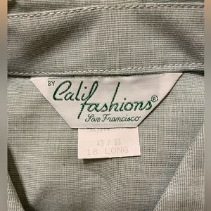 Califashions Vintage Dress Shirt 18 Long